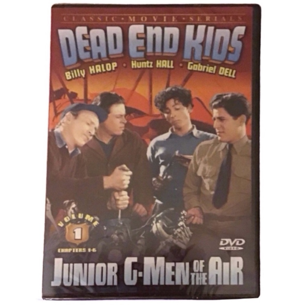 Dead End Kids Vol. #1 Chapters 1-6 Junior G-Men of the Air DVD (NWT)